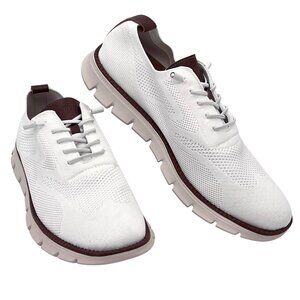 Breeze Leisure Urban Ultra Sneakers Shoes Mens Size 11 (45) White Mesh Upper NEW